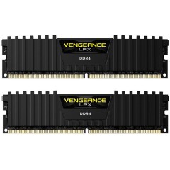 Corsair DDR4, 2666MHz 8GB 2x4GB DIMM, Unbuffered, 16-18-18-35, XMP 2.0, Vengeance LPX black Heatspreader, Black PCB, 1.2V, for SKL, EAN:0843591069540