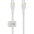 BELKIN USB-C to USB-C 2.0 Braided silicone, 3M, White в Metoo.kz - Metoo (1)