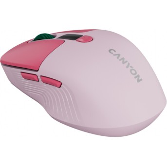 CANYON mouse MW-26 LCD Silent Dual Mode Wireless Pink в Metoo.kz - Metoo (5)