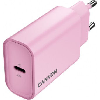 CANYON charger OnCharge 30CL Max Power 30W 1xPD EU Pink в Metoo.kz - Metoo (2)
