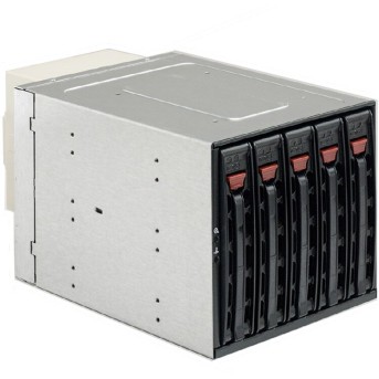 Корзина для накопителей Supermicro Serial ATA или SAS с возможностью горячей замены для SC748, SC745, SC743, Черный, Retail - Metoo (1)