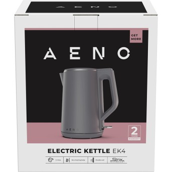 AENO Electric Kettle EK4: 1850-2200W, 1.5L, Strix, Double-walls, Non-heating body, Auto Power Off, Dry tank Protection - Metoo (4)