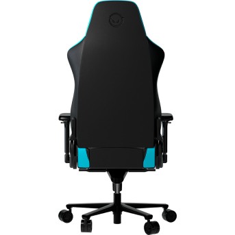 LORGAR Base 311, Gaming chair, PU eco-leather, 1.8 mm metal frame, multiblock mechanism, 4D armrests, 5 Star aluminium base, Class-4 gas lift, 75mm PU casters, Black + blue - Metoo (4)