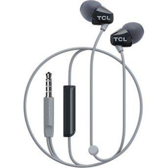 TCL In-ear Wired Headset ,Frequency of response: 10-22K, Sensitivity: 105 dB, Driver Size: 8.6mm, Impedence: 16 Ohm, Acoustic system: closed, Max power input: 20mW, Connectivity type: 3.5mm jack, Color Phantom Black - Metoo (2)