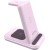CANYON wireless charger WS-304 15W 3in1 Iced Pink в Metoo.kz - Metoo (4)