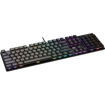 CANYON Cometstrike TKL GK-55, 104keys Mechanical keyboard, 50million times life, with VS11K28A solution, GTMX red switch, RGB backlight, 18 modes, 1.8m PVC cable, metal material + ABS, RU layout, size: 436*126*26.6mm, weight:820g, black - Metoo (4)