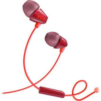 TCL In-ear Wired Headset ,Frequency of response: 10-22K, Sensitivity: 105 dB, Driver Size: 8.6mm, Impedence: 16 Ohm, Acoustic system: closed, Max power input: 20mW, Connectivity type: 3.5mm jack, Color Sunset Orange - Metoo (1)