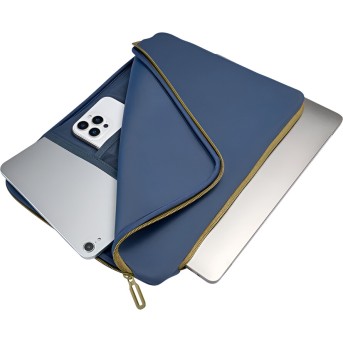 DOPPIO SLEEVE LAPTOP 13"/14" BLUE в Metoo.kz - Metoo (4)