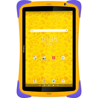 Prestigio SmartKids UP, 10.1" (1280*800) IPS display, Android 10 (Go edition), up to 1.5GHz Quad Core RK3326 CPU, 1GB + 16GB, BT 4.0, WiFi, 0.3MP front cam + 2.0MP rear cam, USB ype-C, microSD card slot, 6000mAh battery. Color: orange-violet - Metoo (5)