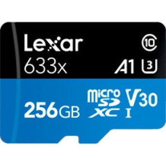 LEXAR 256GB High-Performance 633x microSDXC UHS-I, up to 100MB/<wbr>s read 45MB/<wbr>s write C10 A1 V30 U3, Global - Metoo (1)