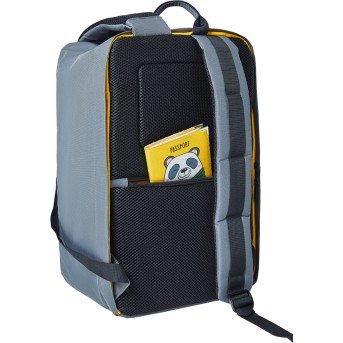 Cabin size backpack for 15.6" laptop, Polyester, Gray - Metoo (9)