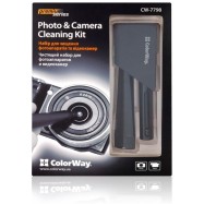 Premium series Portable set for cleaning photo and video cameras lenses and screens.