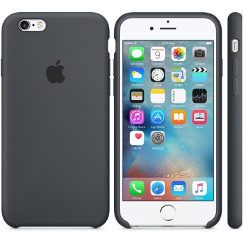 iPhone 6s Silicone Case Charcoal Gray - Metoo (4)