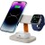 CANYON Wireless Charging Station Hexagon 310 3in1 LightGrey/<wbr>Orange - Metoo (6)