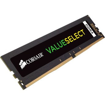 Corsair DDR4, 2666MHz 4GB 1x4GB DIMM, Unbuffered, 18-18-18-43, 1.2V, Black PCB, Base SPD 2666, no XMP, EAN:0843591063029 - Metoo (1)