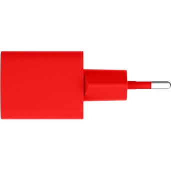 ttec SmartCharger GAN 20W PD Travel Fast Charger + USB-C - Lightning Cable 120cm, Neon Red в Metoo.kz - Metoo (4)