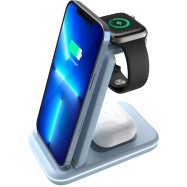 CANYON wireless charger WS-304 15W 3in1 Blue..