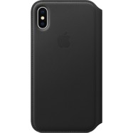 Чехол для смартфона Apple iPhone X Folio Кожаный Черный