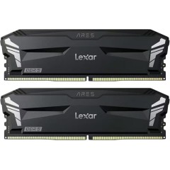 Lexar Ares 32GB DDR5 6000MHz (2x16GB KIT) CL30 DIMM, 1.35V, heatsink, Non-RGB, Black..
