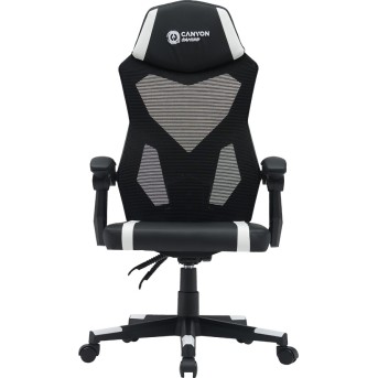 CANYON gaming chair Flow MCH01 Mesh Black White - Metoo (1)