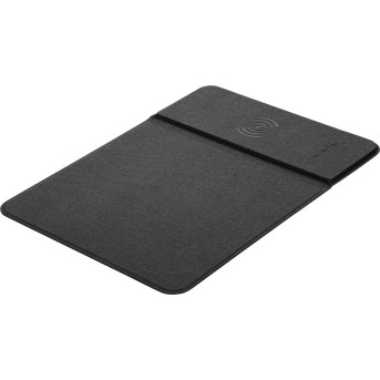 Mouse Mat with wireless charger, Input 5V/<wbr>2A, Output 5W, 324*244*6mm, Micro USB cable length 1m, Black, 220g - Metoo (2)