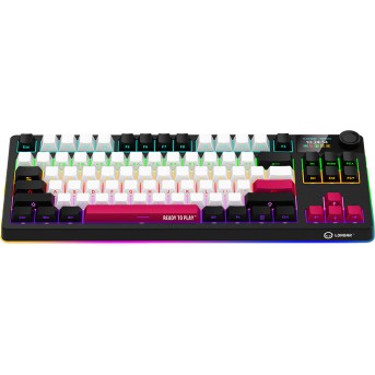 LORGAR KBP70TKLW, Wireless TKL Mechanical Gaming Keyboard Pro, Black/red, EN/RU layout в Metoo.kz - Metoo (3)
