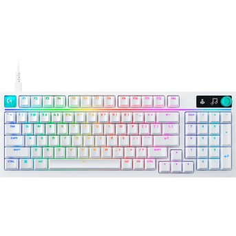 LOGITECH G316 X 98 Wired Gaming Keyboard - WHITE - US INT'L - USB - EMEA28i - 935 - TACTILE в Metoo.kz - Metoo (1)