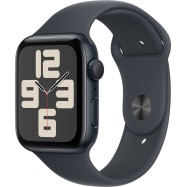 Apple Watch SE 2024 GPS 40mm Midnight Aluminium Case with Midnight Sport Band - S/M,Model A2722