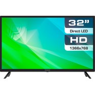 Prestigio LED LCD TV MATE 32"(1366x768) TFT LED, 200cd/m2, USB, HDMI, CI+ slot, Multimedia player, DVB-T2/T/C/S2, 56W, TP.MS3663, 2x8W Speaker, black