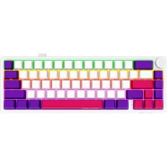 LORGAR KBP70MW, Wireless 65% Mechanical Gaming Keyboard Pro, White, EN/RU layout..