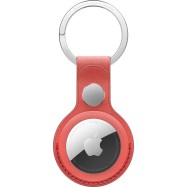 AirTag FineWoven Key Ring - Coral