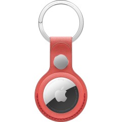 AirTag FineWoven Key Ring - Coral