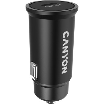 Canyon C-20, PD 20W Pocket size car charger, input: DC12V-24V, output: PD20W, support iPhone12 PD fast charging, Compliant with CE RoHs , Size: 50.6*23.4*23.4, 18g, Black в Metoo.kz - Metoo (2)