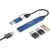 CANYON hub DS-02 4in1 USB-A/C Blue в Metoo.kz - Metoo (4)