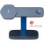 CANYON Wireless Charging Station Hexagon 310 3in1 DarkGrey/<wbr>Blue - Metoo (1)