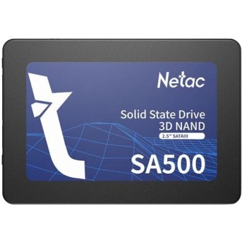 Netac SA500 2.5 SATAIII 3D NAND SSD 240GB, R/W up to 520/450MB/s в Metoo.kz - Metoo (1)