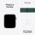 Apple Watch SE 2024 GPS 40mm Starlight Aluminium Case with Lake Green Sport Loop,Model A2722 - Metoo (11)