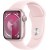 Apple Watch Series 9 GPS 41mm Pink Aluminium Case with Light Pink Sport Band - S/<wbr>M,Model A2978 - Metoo (9)