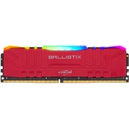Crucial DRAM Ballistix Red RGB 8GB DDR4 3200MT/s CL16 Unbuffered DIMM 288pin Red RGB, EAN: 649528825094