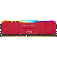 Crucial DRAM Ballistix Red RGB 8GB DDR4 3200MT/<wbr>s CL16 Unbuffered DIMM 288pin Red RGB, EAN: 649528825094