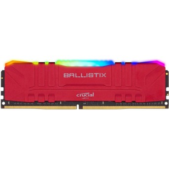Crucial DRAM Ballistix Red RGB 8GB DDR4 3000MT/<wbr>s CL15 Unbuffered DIMM 288pin Red RGB, EAN: 649528825056 - Metoo (1)