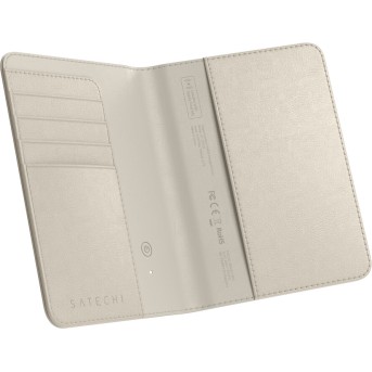 SATECHI Vegan-Leather FindAll Passport Cover (Sand) в Metoo.kz - Metoo (4)