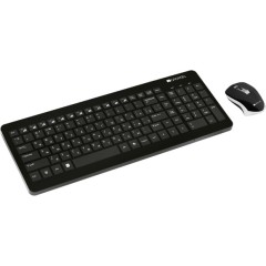 Клавиатура и мышь Canyon CNS-HSETW3-RU Black