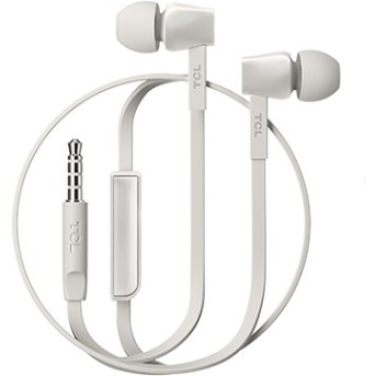 TCL In-ear Wired Headset, Strong Bass, Frequency of response: 10-22K, Sensitivity: 107 dB, Driver Size: 8.6mm, Impedence: 16 Ohm, Acoustic system: closed, Max power input: 20mW, Connectivity type: 3.5mm jack, Color Ash White - Metoo (2)