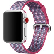 Ремешок для Apple Watch 38mm Berry Check Из плетеного нейлона