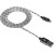 Lightning USB Cable for Apple, braided, metallic shell, 1M, Dark gray - Metoo (1)