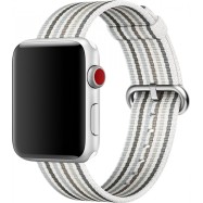 Ремешок для Apple Watch 42mm Gray Stripe Woven Nylon