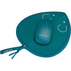 TOPO MOUSE PAD + WIRELESS MOUSE BLUE PE...