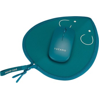 TOPO MOUSE PAD + WIRELESS MOUSE BLUE PE. в Metoo.kz - Metoo (1)