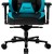 LORGAR Base 311, Gaming chair, PU eco-leather, 1.8 mm metal frame, multiblock mechanism, 4D armrests, 5 Star aluminium base, Class-4 gas lift, 75mm PU casters, Black + blue - Metoo (6)